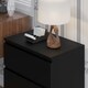 image 7 of FWStyle Carlton 3 Drawer Chest Of Drawers - Matt Black