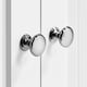 image 6 of Yaheetech 5-Tier Bathroom Floor Cabinet with Double Door White White