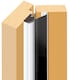 image 1 of Exitex Roller Finger Protector 1925mm, Door Hinge Safety Guard, Professional Protection | White