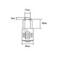 image 2 of Squire Cp Combination Padlock - Multi Colour - 4-Wheel 40mm, Boxed
