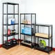 image 3 of TekBox Set of 3x 5 Tier Garage Storage Shelves