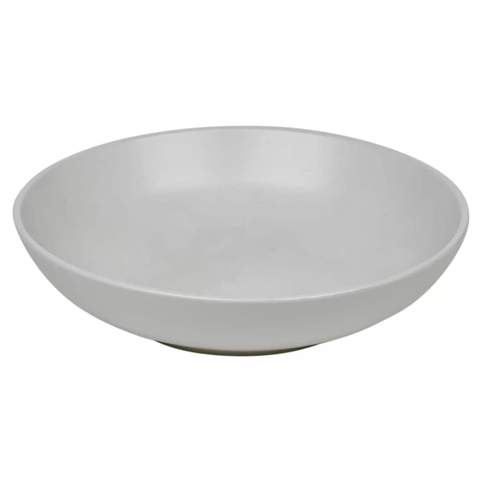 image 1 of Coloured Stone Ceramic Dinnerware Crockery Plates Bowls Dining Set | White | 16 Pcs White | 16