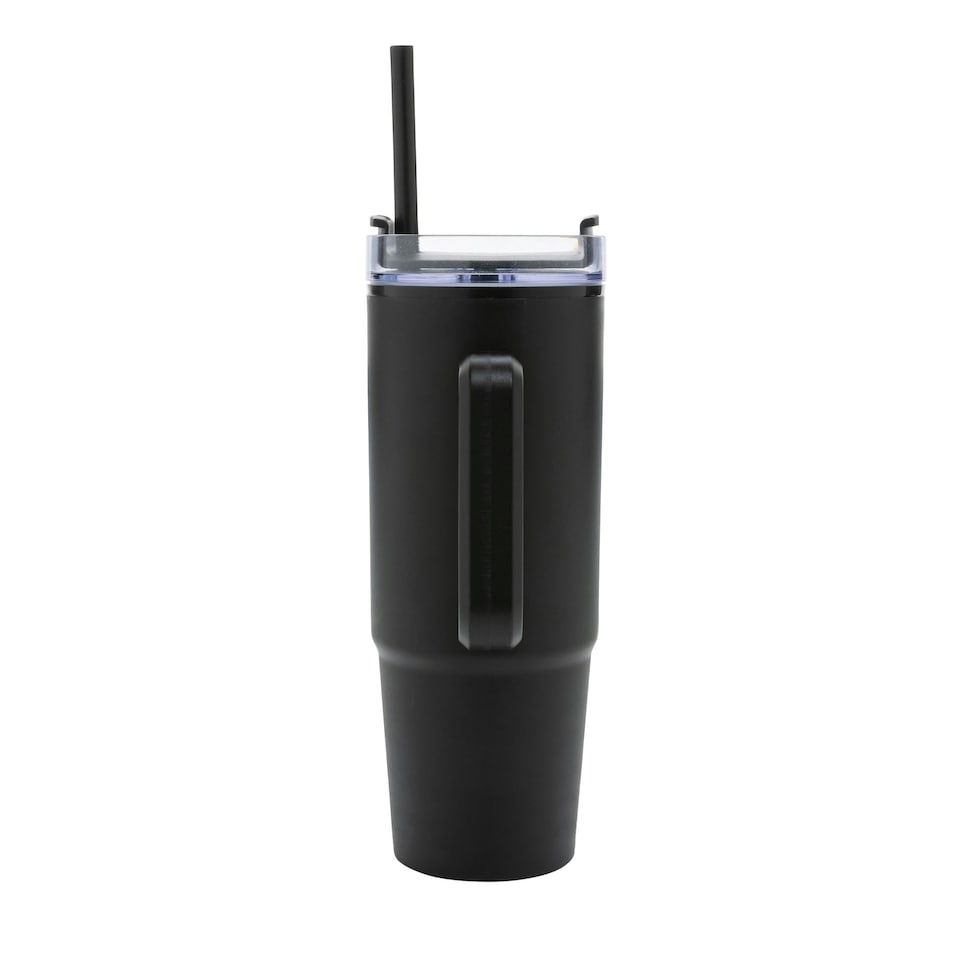 image 1 of XD Collection Tana Handle Plastic 900ml Tumbler - Black - One Size