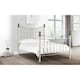image 1 of Victorian Style Stone White & Gold High End Bed Frame - Double 4ft 6" (135cm)