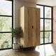 image 2 of FWStyle Fisso 2 Door Wardrobe Cracked Oak - Quick Click & Cam Assembly Orange
