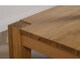 image 6 of Kuba 180 x 90 cm Chunky Oak Dining Table and 8 Lola Leather Chairs | Cream | Cream
