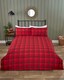 image 5 of Fergus Microfibre Checkered Reversible Duvet Cover Set with Pillowcase | Multi | Double | 1