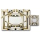 image 2 of Art Deco Golden Black Frame (Placemat & Coaster Set)