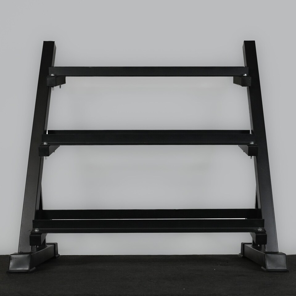 image 1 of GYM SETS 3Tier Dumbbell Storage Rack- (1 Rack | 25-35kg | 25 / 27.5 / 30 / 32.5 / 35kg / Upgraded Home Bench | +£60)