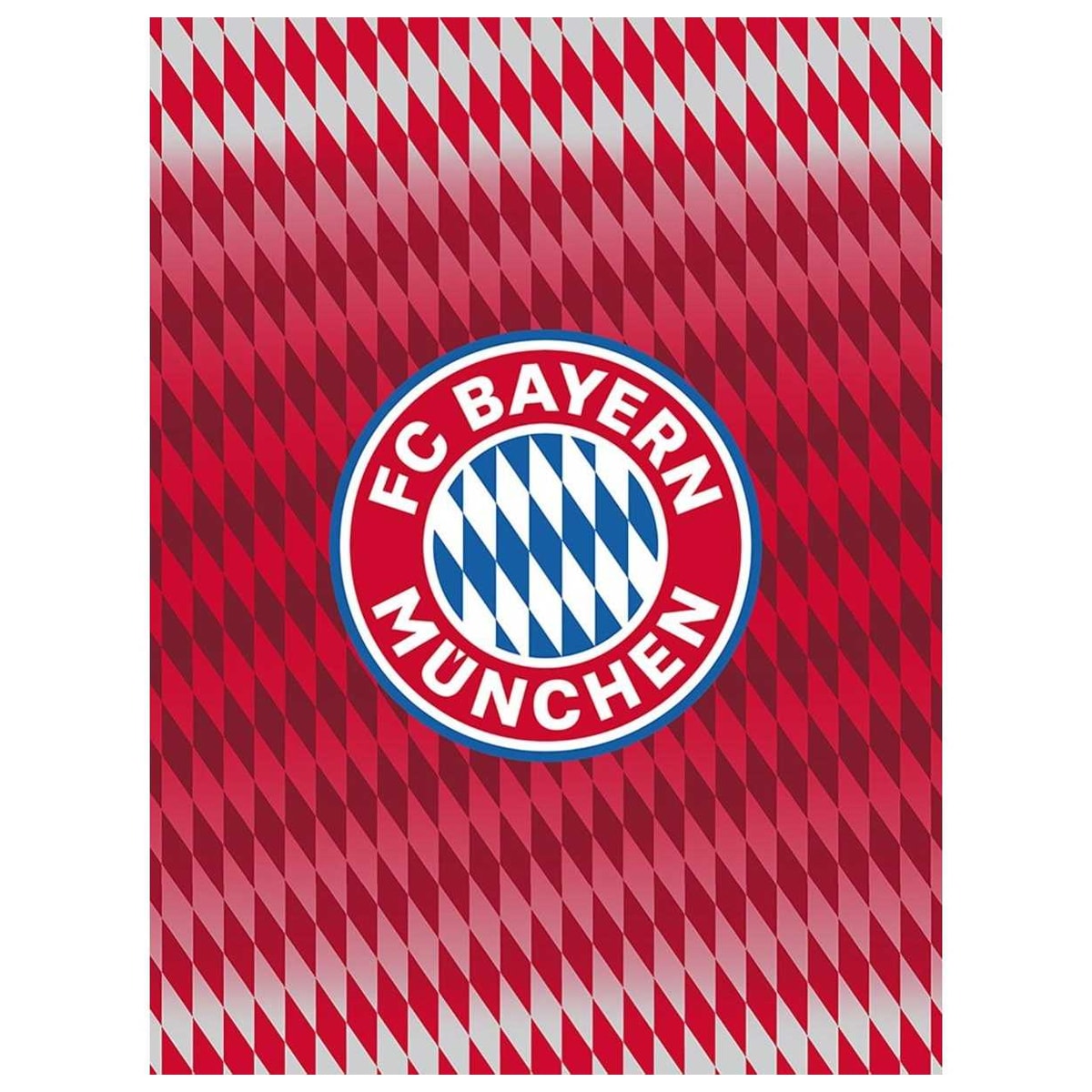 FC Bayern Munich Fleece Logo Blanket Red Red One Size 1