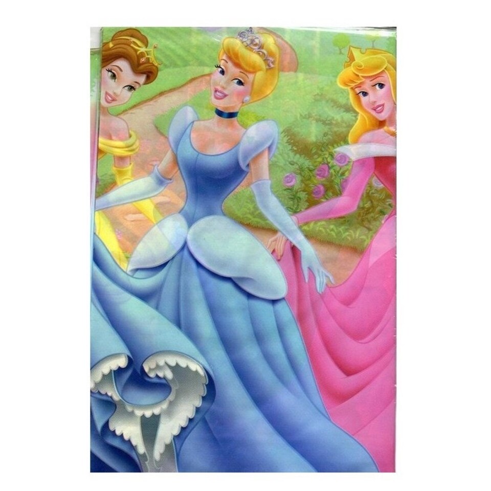 Disney Princess Plastic Tablecloth Multicoloured One Size Tesco Groceries