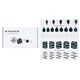 image 1 of Nail Sticker (patterned) - # Modern Line Pedi - 36pcs Multi