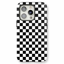 Mono Checkerboard Phone Case | Black | Galaxy S25 Plus
Slim | Galaxy S25 Plus
Slim