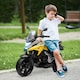 image 2 of AIYAPLAY Honda Licensed 12V Kids Electric Bike w/ Music, Headlights - Yellow