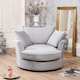 image 2 of Havana Velvet Swivel Base Cuddle Chair