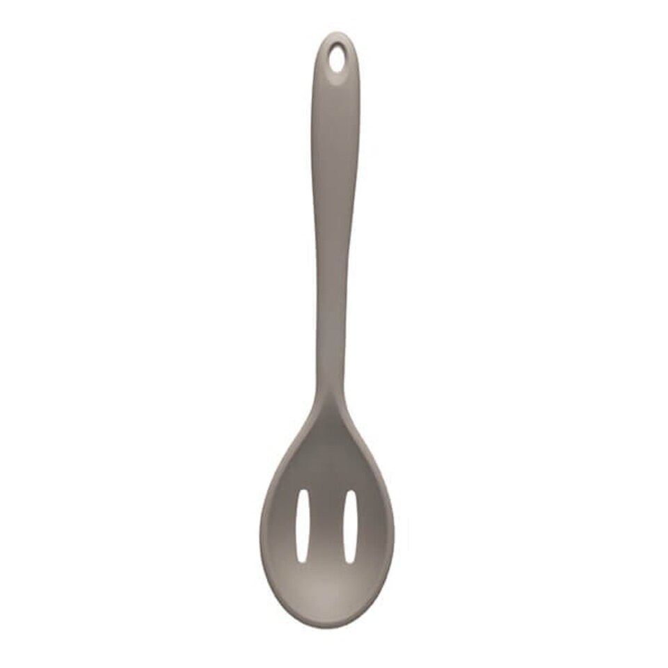 image 1 of Fusion Twist Silicone Slotted Spoon Grey