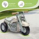image 5 of AIYAPLAY Ride On Car Foot To Floor Kids Car w/ Music, Bubble - Cream White