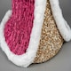 image 4 of 58cm Burgundy & Gold Santa