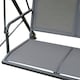 image 7 of Outsunny 3 Seater Garden Swing Patio Hammock w/ Canopy for Outdoor Grey | Grey | Grey