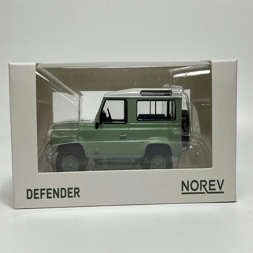 image 1 of Land Rover Defender 1995 Green 1:43 Scale Norev 845106