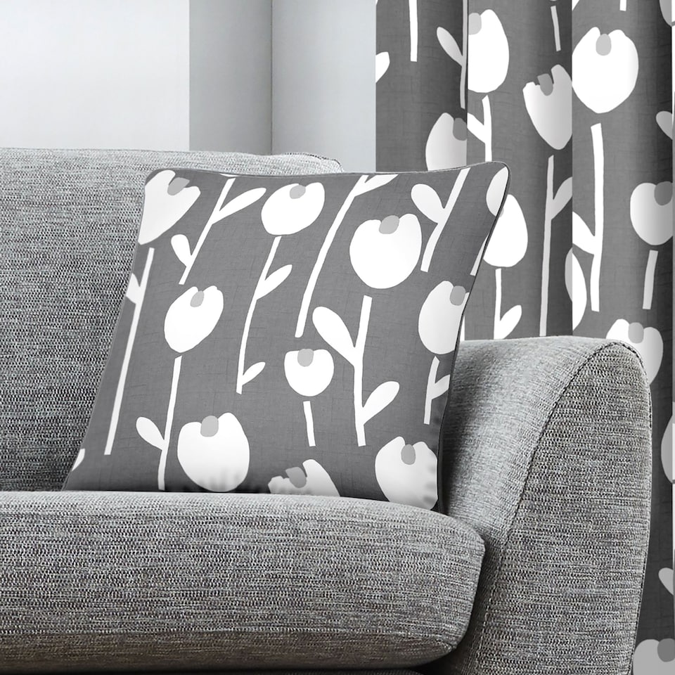 image 1 of Fusion Alabar Cushion Cover Grey
