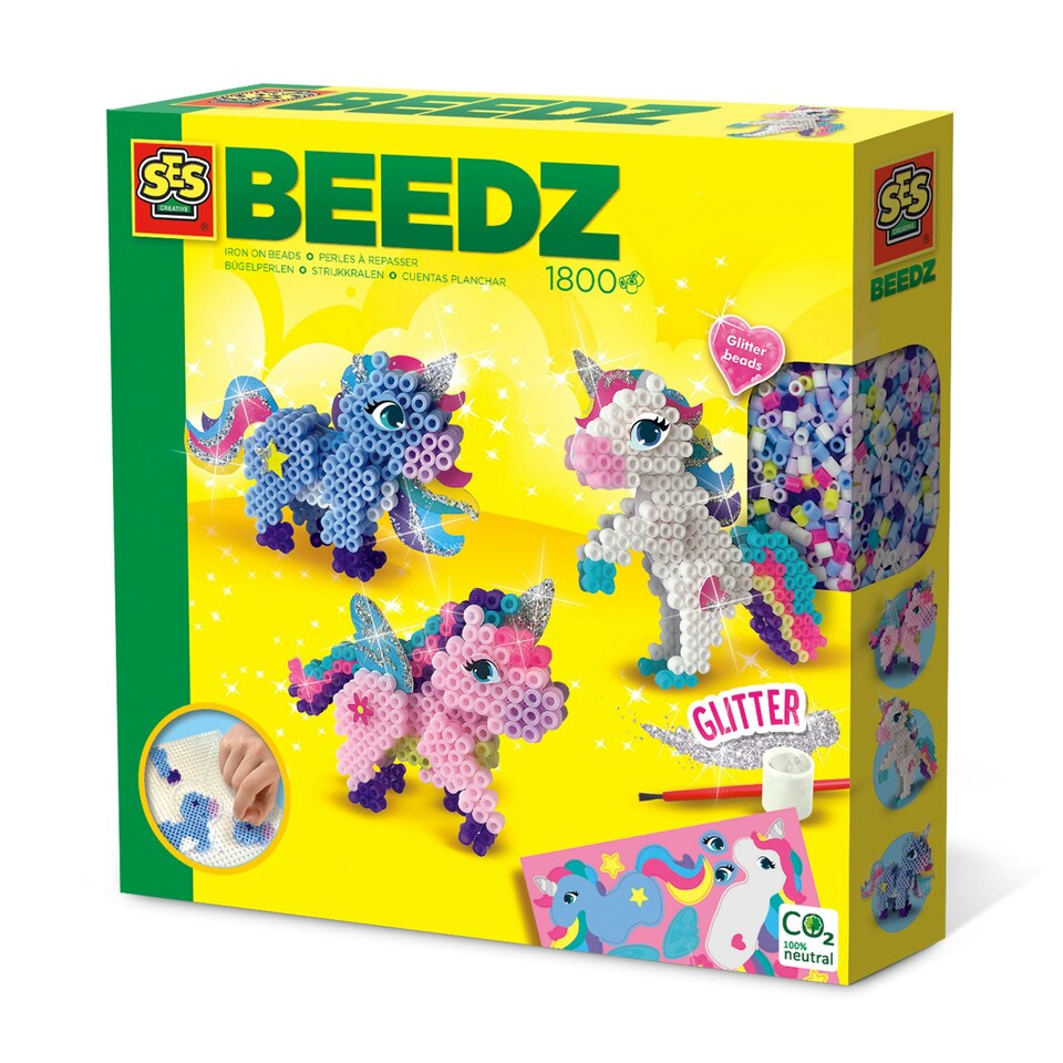 image 1 of SES Creative Unicorns Iron on Beads