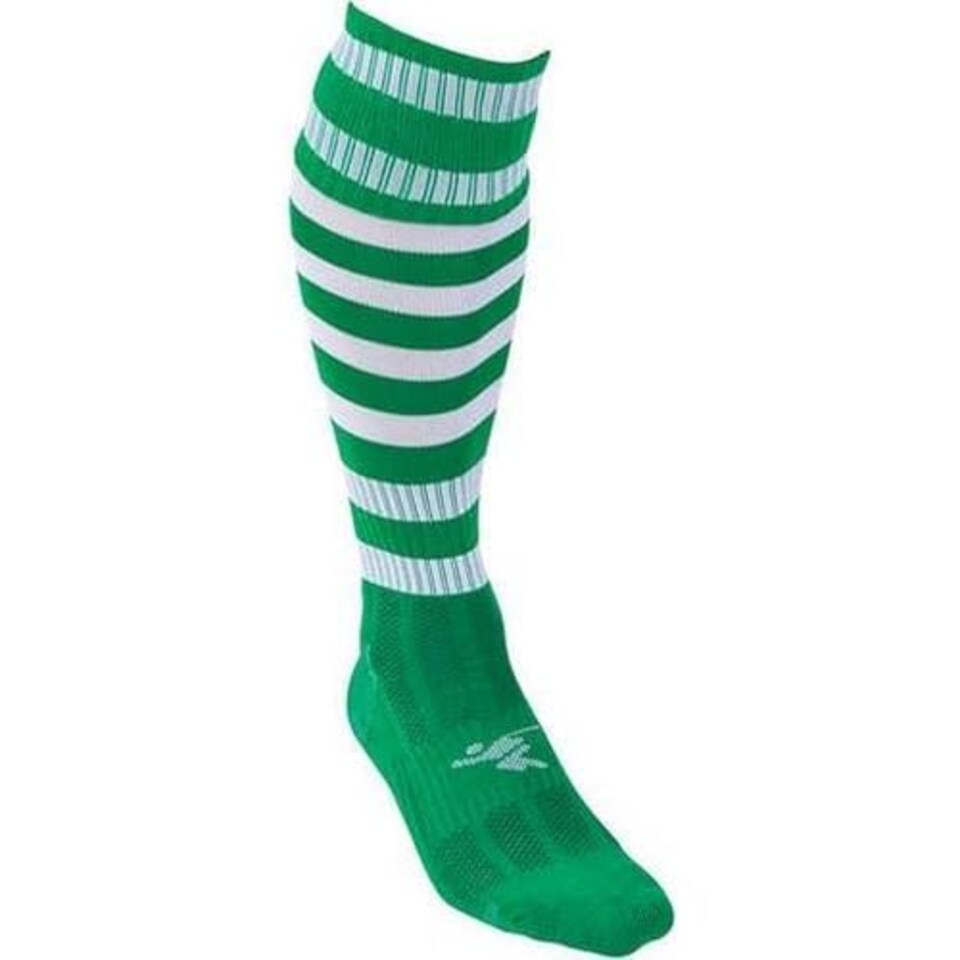 image 1 of Precision Training Hooped Pro Football Socks Navy/Red Boys