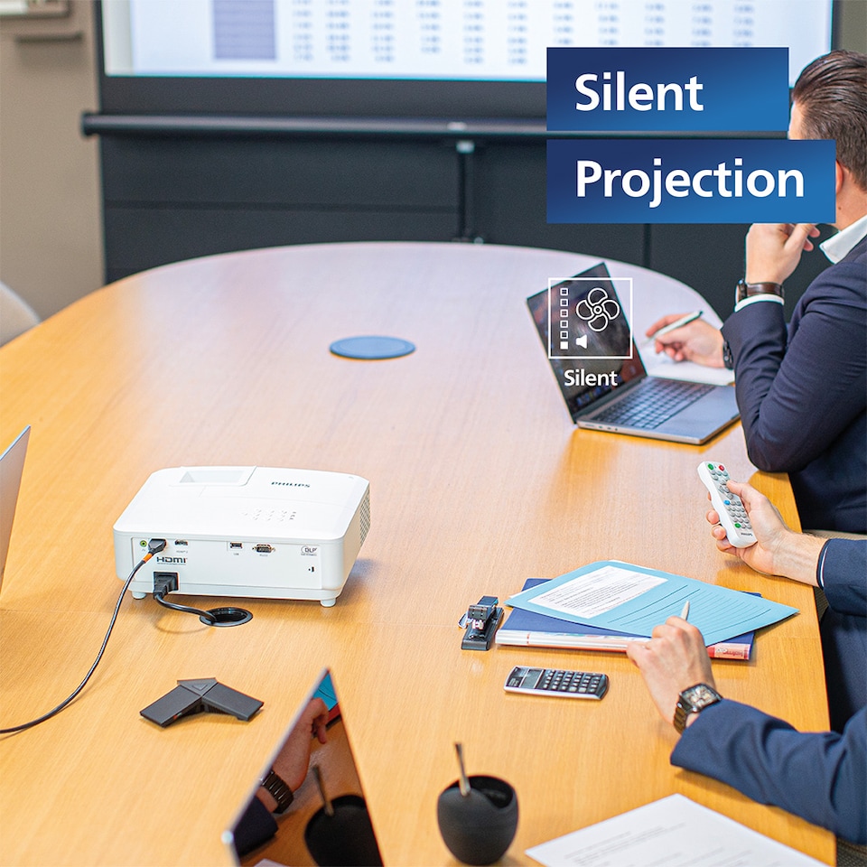 image 1 of Philips ProPix 850 Projector White- Full HD, 150, 4000 ANSI lumens, Philips UHP lamp