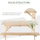 image 6 of Outsunny 6 Seater Wooden Picnic Table Bench for Outdoor Garden or Patio with Parasol Cutout 150 cm Natural Wood Finish
