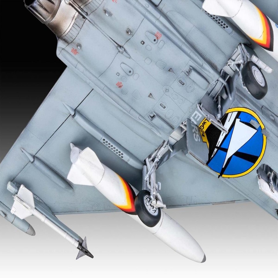 image 1 of Revell German Eurofighter Typhoon Bavarian Tiger Model Set (1:72)