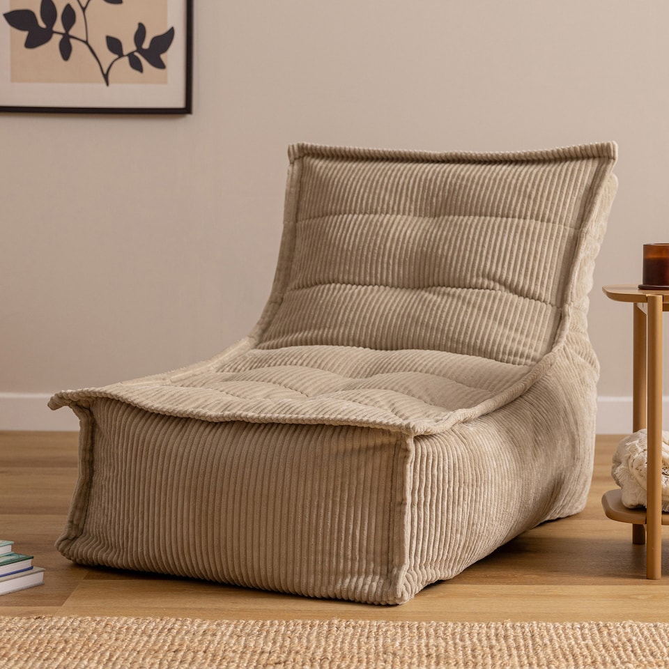 image 1 of Icon Dolce Scandi Jumbo Cord Lounger, Stone