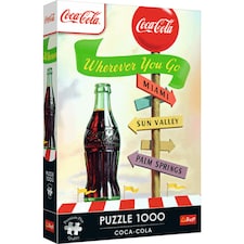 Trefl Coca-Cola: Wherever You Go 1000 Piece Puzzle