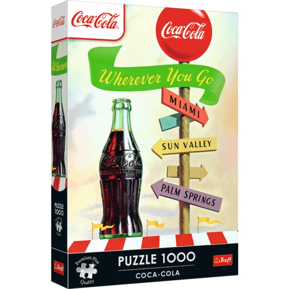 Trefl Coca-Cola: Wherever You Go 1000 Piece Puzzle