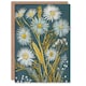 image 1 of Aster Wildflowers Floral Wheat Harvest Woman Her Birthday Card