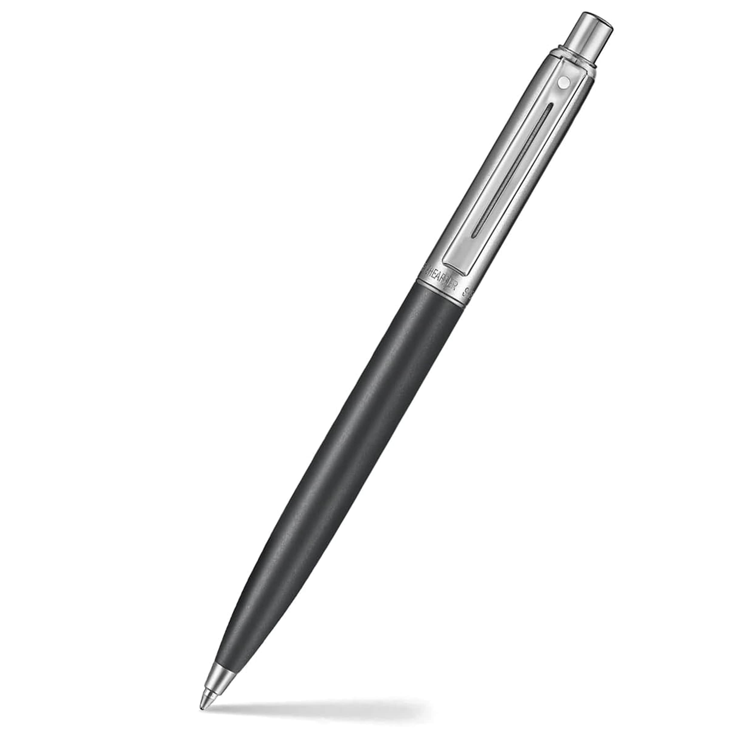 Sheaffer Sentinel 331 Ballpoint Pen Matte Black Barrel, Chrome Plated Cap and Chrome Trims