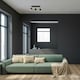 image 2 of Milagro Ceiling Lamp Joker Black/Gold 3XGU10
