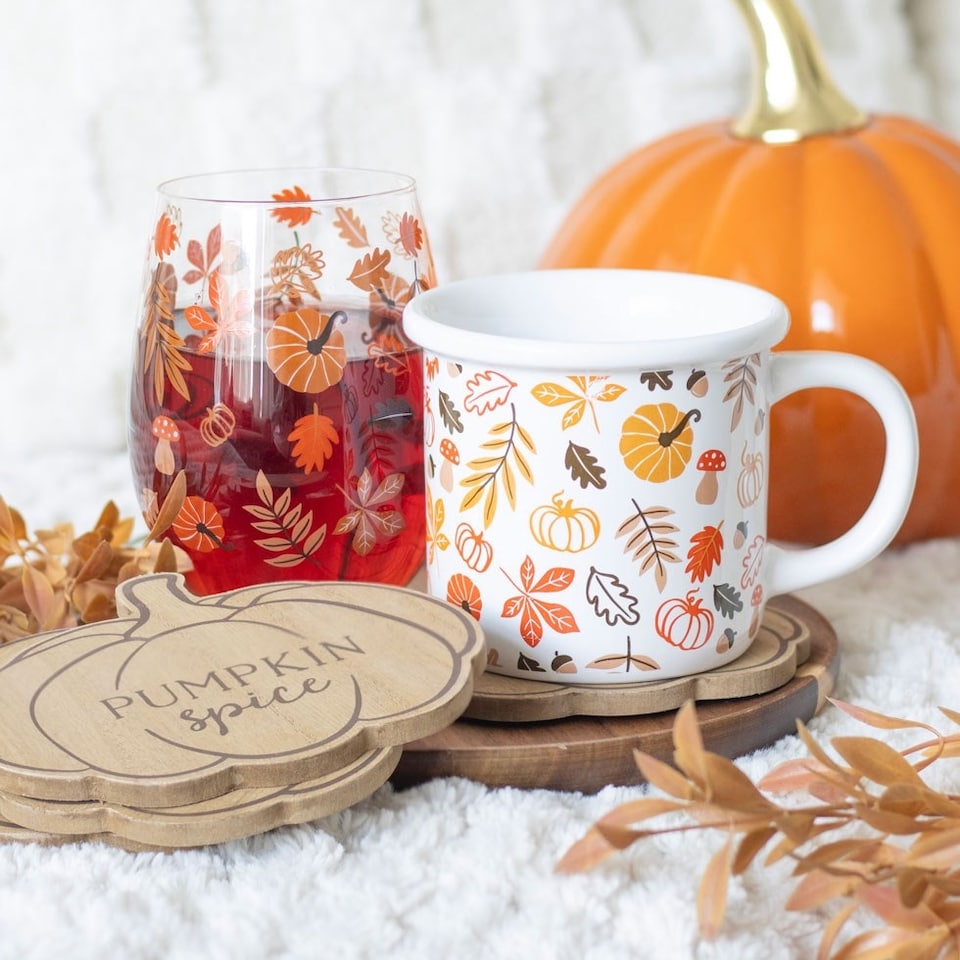 image 1 of Set of 4 Pumpkin Spice Coasters