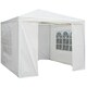 image 1 of Gr8 Garden White Gazebo Marquee Awning Beach Party Camping Tent Canopy 3 x 3m
