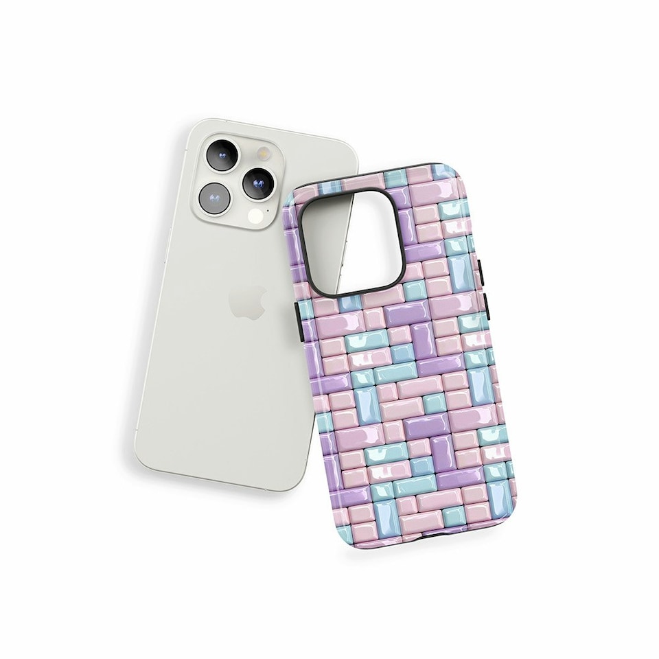 image 1 of Candy Brick Phone Case | Pink | iPhone 12 Mini
Slim | iPhone 12 Mini
Slim