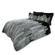 image 2 of Sky Line Printed Duvet Cover Set Reversible Polycotton Beddings Multi | Double