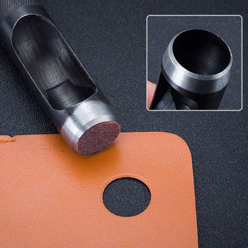 image 1 of 18mm Fixing Hand Tools For Hollow Hole Punch DIY Project & Leathercraft