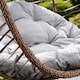 image 3 of Aylesbury Swing Egg Pod Chair - Light Grey