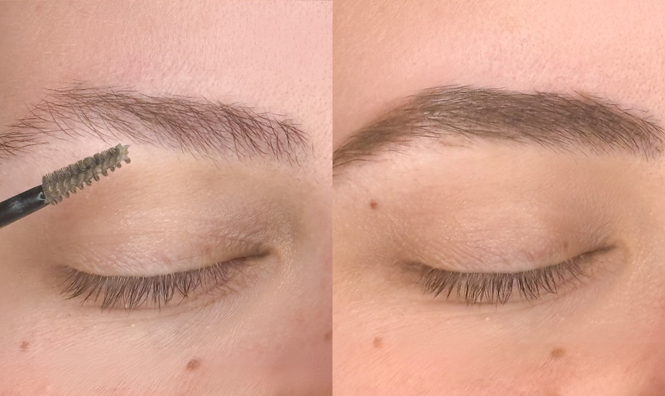 image 1 of Douvalls Argan Brow Tinted Growth Serum 8ml Soft Brown
