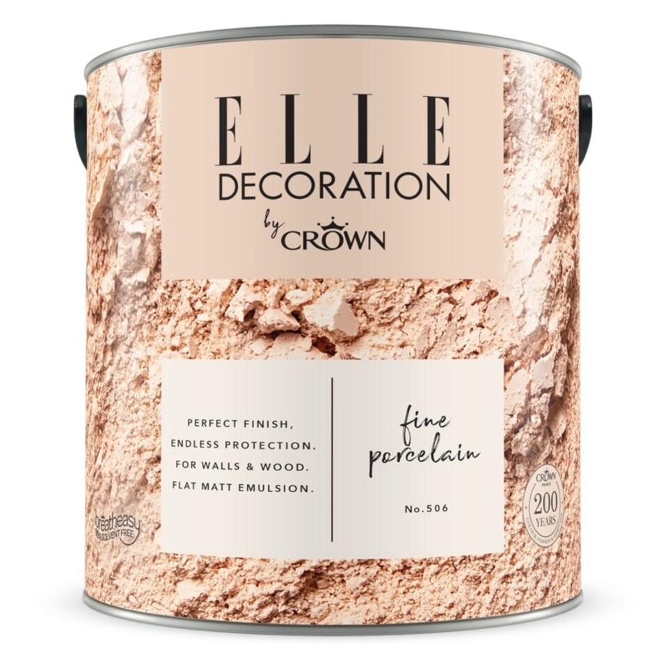 image 1 of Elle (Crown) Flat Matt Fine Porcelain (506) 2.5L