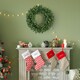 image 9 of HOMCOM Christmas Wreath 50 Warm White LED Lights Ideal Artificial Decor