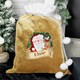 image 1 of Personalised Christmas Santa Gold Sack