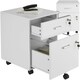 image 1 of Filing Cabinet - 2 rolling,  lockable drawers, fits A4 documents White