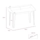image 6 of Core Products Dallas Home Office Desk With Hairpin Legs, H90.0cm x W120.1cm x D55.2cm White