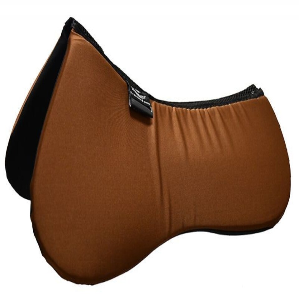 image 1 of Rhinegold Memory Foam Half Pad 3D Mesh Spine Black | Size: Full
Colour: Black