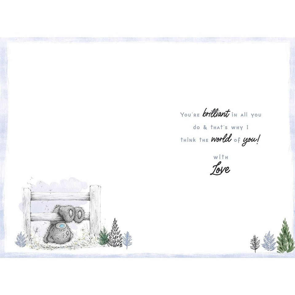 image 1 of Bears By Tree 'Like a Dad To Me' Father's Day Card
